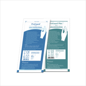 Latex examination gloves