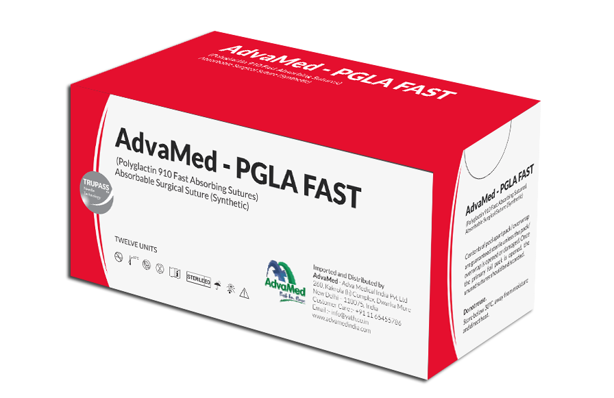 Fast absorbing polyglactin 910