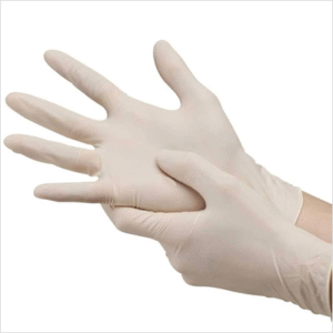 Latex surgical glous